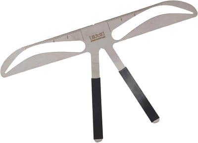 DIY Wenkbrauwpatronen Stencil voor Perfecte Wenkbrauwen, Meetlat voor Wenkbrauwvorm, Microblading en Permanente Make-up Tools