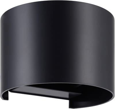 EGLO Barcarola-E Wandlamp Buiten - LED - 13 cm - Zwart/Transparant