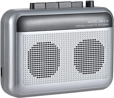 Cassettespeler - Tape Speler - Muziek Luisteren - Bluetooth Zender - Compact - Zilver
