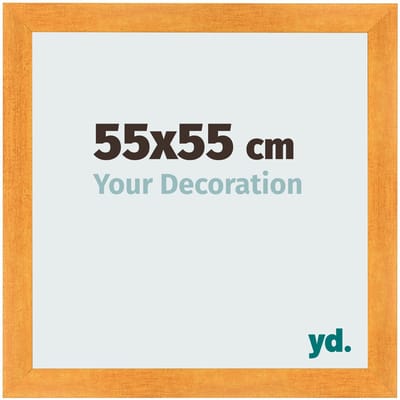 Your Decoration - Fotolijst 55x55 cm - MDF - Oranje - Pisa