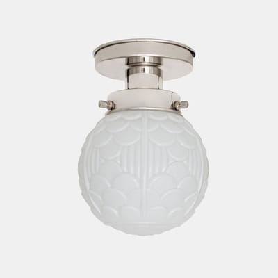 Plafonnière Arcade 20's Nikkel - Art Deco Trade