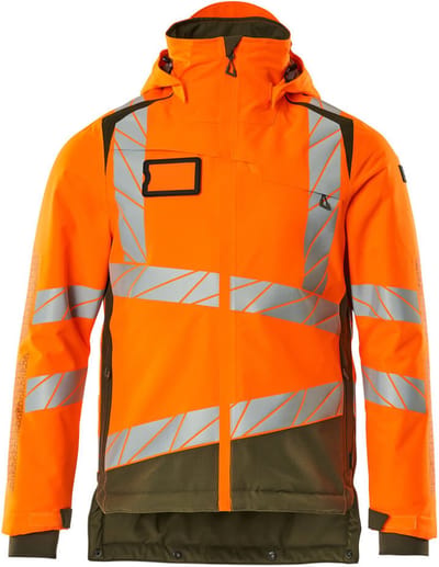 Mascot Accelerate Safe Winterjas 19335-231 - hi-vis oranje/mosgroen - 2XL