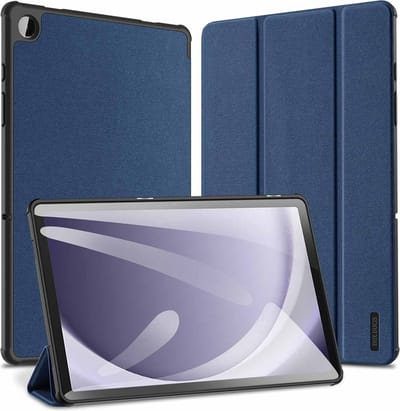 Dux Ducis - Tablet hoes geschikt voor Samsung Galaxy Tab A9 Plus (2023) - Domo Tri-fold Case - Auto Wake/Sleep functie - 11 inch - Blauw