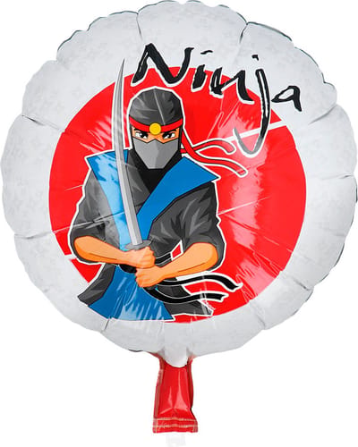 Boland - Folieballon 'Ninja' - Multi - Overig