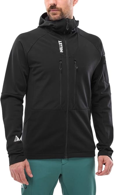 Millet Pierra Ment Fleece Met Volledige Rits Zwart XL Man