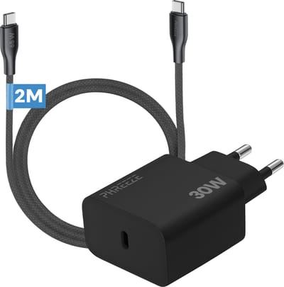 30w usb C power adapter geschikt voor iPhone en iPad met Lightning kabel - Snellader - 2 meter