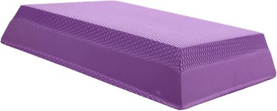 Yoga Kniekussen - Balanskussen Pilates - Meditatie Training - Antislip TPE - 31x22x6 cm - Paars