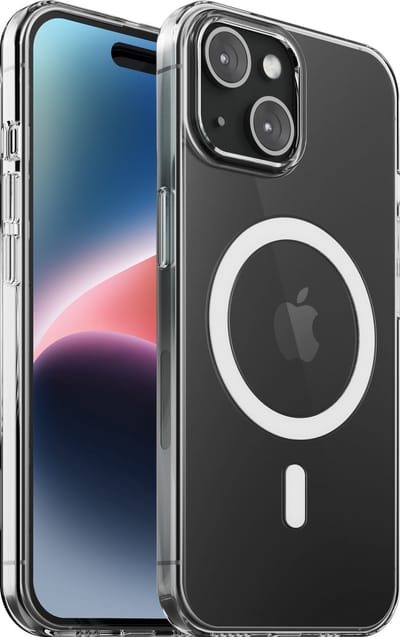 iTech Hoesje geschikt voor iPhone 14 - geschikt voor MagSafe Transparant anti shock - crystal edition