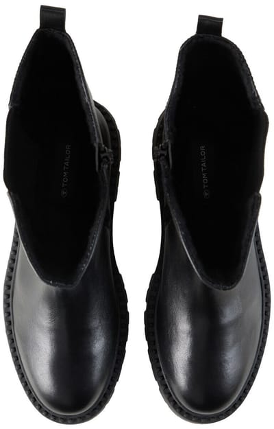 Tom Tailor - Gevoerde laarzen - Maat 36 - black