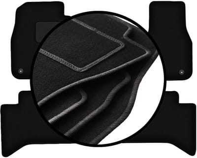 Complete set veloursmatten voor: Dodge RAM short DJ (2009-2019)