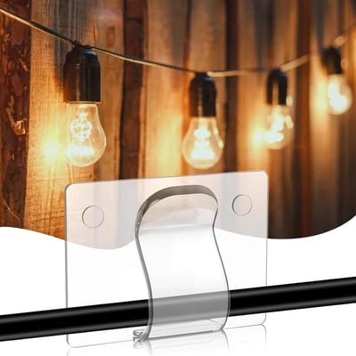 70 zelfklevende kabelclips voor wandmontage, ideaal voor het organiseren van kabels en verlichting, geschikt voor diverse toepassingen