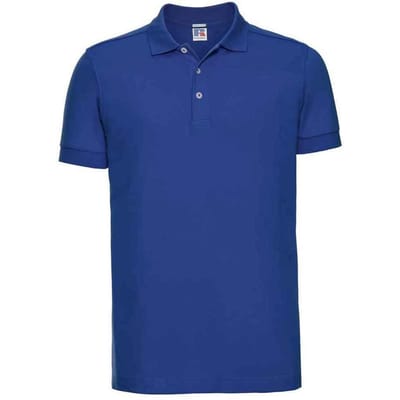 Russell Heren Rek Polo Shirt (Helder Koningsblauw)