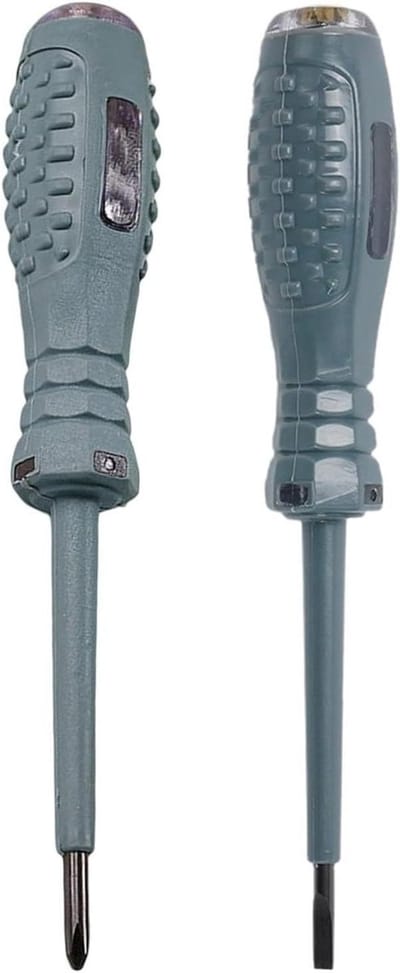 Digitale Spanningsmeter - Testpen Set - Stroom Draad Vinden - Contactloos Meten - 2 Stuks - Grijs