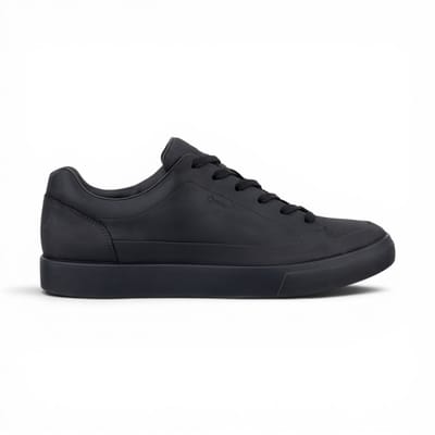 Ecco Zwarte Leren Waterdichte Sneaker Sneakers Schoenen voor Mannen - Soft 10
