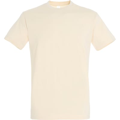 SOLS Heren Keizerlijke Zwaargewicht T-Shirt met korte mouwen (Crème)