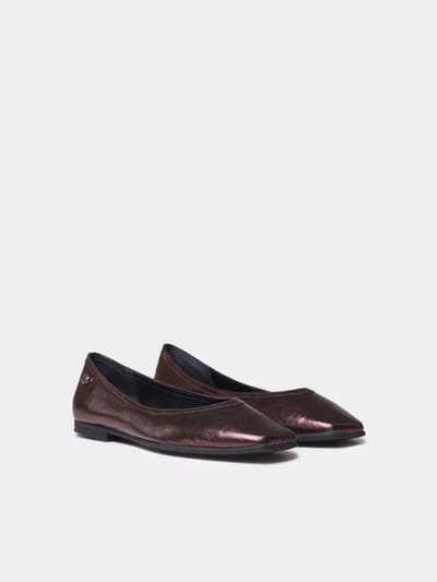 Damesballerina's van glanzend leer | MELISA-MT