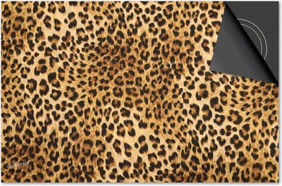 Inductie beschermer 60x60 - afdekplaat inductie mat - Dietrix Kookplaat beschermer - Exclusief - Dieren - Cheetah Print