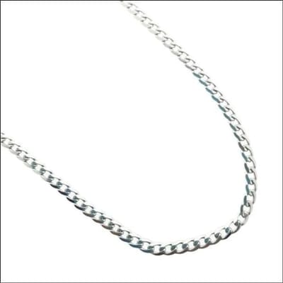 Aramat Jewels | Halskettingen | Zilverkleurige Gourmet Ketting Staal – 60cm 4mm Schakelketting RVS | | | |4mm | Staal | Volwassenen | Verkleurd niet