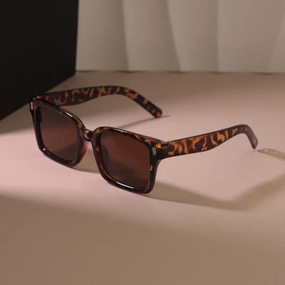 Protection UV Léger Confortable Durable Haute Qualité Rétro Élégant Forme Carrée Femme Homme Femmes Hommes Lunettes de Soleil Other