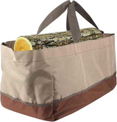 Brandhout Tas - Hout Opslag - Open Haard Vullen - Waterdicht Oxford Materiaal - 30 x 28 x 61 cm