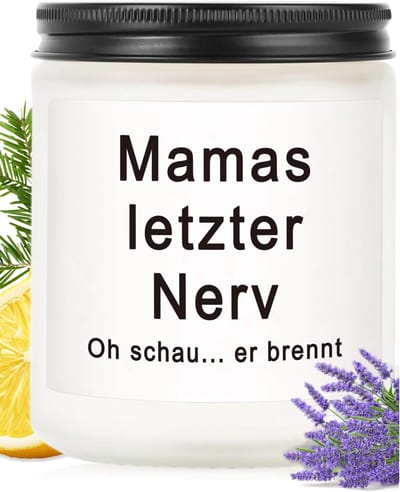 Lavendel Geurkaars - Luxe Cadeau voor Moeder - Verjaardag, Moederdag of Kerst