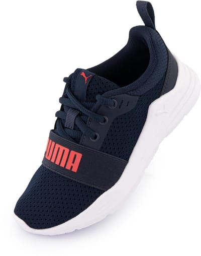 Kinderschoenen Puma Jr hardloopschoen van textiel, marineblauw - 32