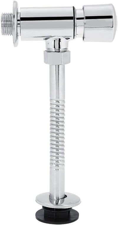 Dailygoody - Spoelklep Toilet - Urinoir Push Spoelklep - Duurzaam - Zinklegering - Geschikt voor Kantoor en Hotel - Glanzend