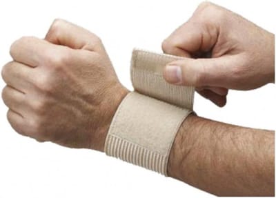 Orione - Elastische polsband met klittenband sluiting - Universeel