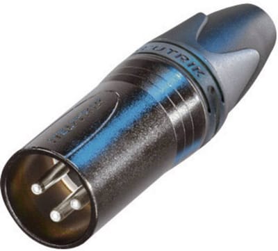 Neutrik NC3MXX-BAG XLR 3-pins (m) connector / zwart