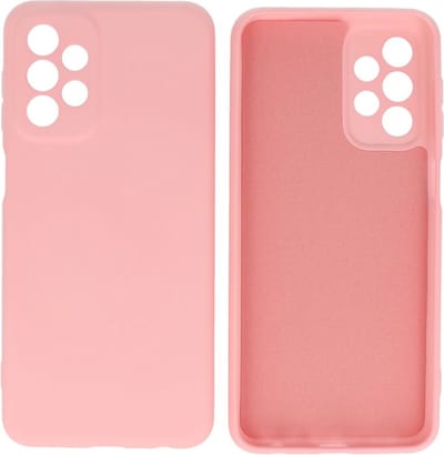 Fashion Backcover Telefoonhoesje - Color Hoesje - Geschikt voor Samsung Galaxy A23 - Roze