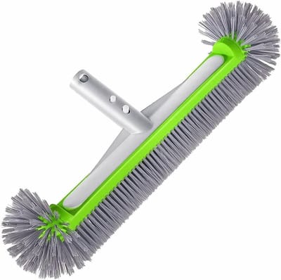 Professionele Poolborstel voor Foliebaden - 44,5 cm - Ideaal voor Zwembadreiniging met Uitschuifbare Steel en Effectieve Borstels