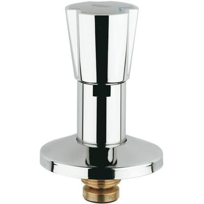GROHE Bovenstuk Costa 11514 f.UP-Ventile met driekantgreep blauw/rood 3/4\" chroom, 11514000