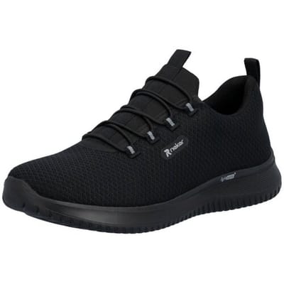 Rieker Heren Instap Sneaker Low B9655-00 Black Blue