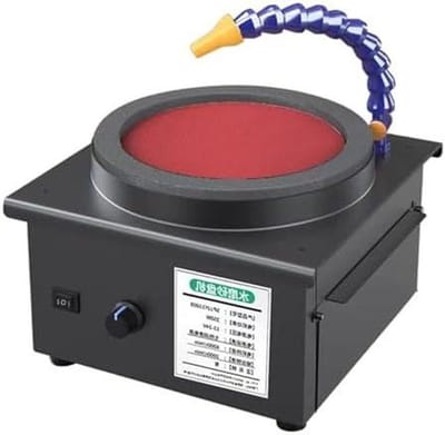Tafelschuurmachine Nat - Elektrische Slijper - Gereedschap Slijpen - Instelbare Waterkoeling - 230 x 230 x 170 mm - Grijs