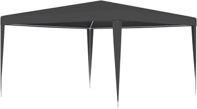 Partytent - Paviljoen Tuin - Feestjes Buiten - UV- en Waterbestendig - 4 x 4 m - Antracietgrijs