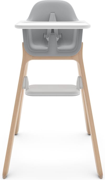 UPPAbaby Ciro Chloe - Kinderstoel - Grijs - Hout - Verstelbare Voetensteun - Afneembaar Eetblad