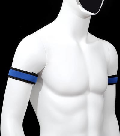 Banoch | Biceps neoprene Lindo Perrito azul - blauw - puppy play