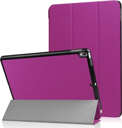 Tablet Hoes Geschikt voor iPad Air 11 2024 hoes Paars Tri Fold Tablet Case - Smart Cover