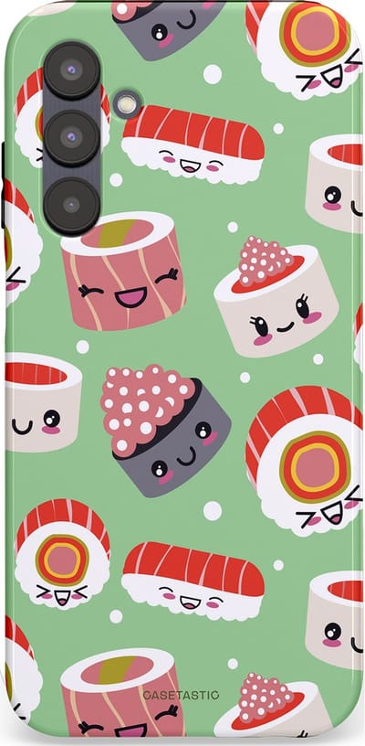 Casetastic Hoesje Geschikt voor Samsung A25 - Stijlvolle Beschermende Duo-layer Case - Sushi wonders