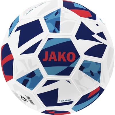 Jako Iconic 290G (Size 3) Lightbal - Wit / Navy / Rood | Maat: 3
