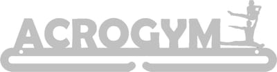 Acrogym Medaillehanger RVS (35cm breed) - Nederlands product - incl. cadeauverpakking - sportcadeau - topkado - medalhanger - medailles - turnen - gymnastiek - kinderverjaardag - kinderkamer