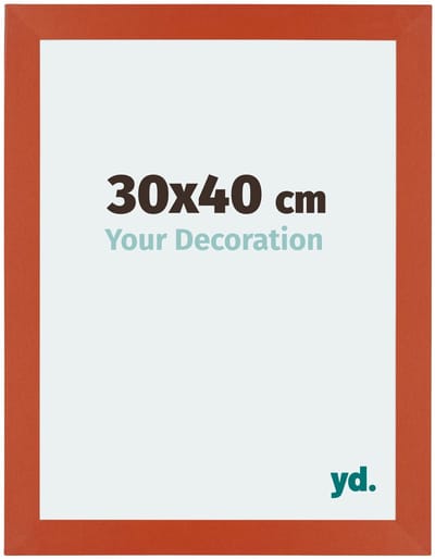 Your Decoration - Puzzellijst 30x40 cm - Oranje - Puzzellijst 500-1000 stukjes - MDF Fotolijst - Mura