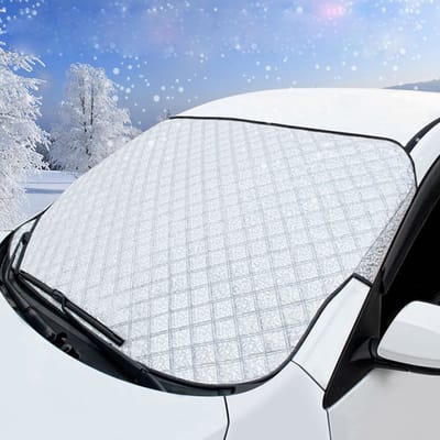 Ynkkvre - voorruithoes - opvouwbare auto voorruit bescherming 145×100 cm – anti-vorst, sneeuw, zon en stof – universele autohoes