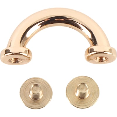 20 Stuks Boogbrug Gesp Metaal U-Ringen Connector Beugel voor Tas Hanger Portemonnee Riemen Licht Goud