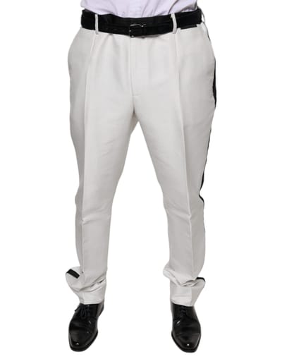Slim Fit Broek Met Zijstreep