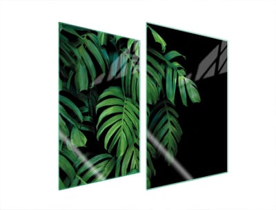 TMK ArtDeko Serie - Glazen Beschermplaat - 2x35x52 cm - Veelzijdig Gebruik - Veiligheid