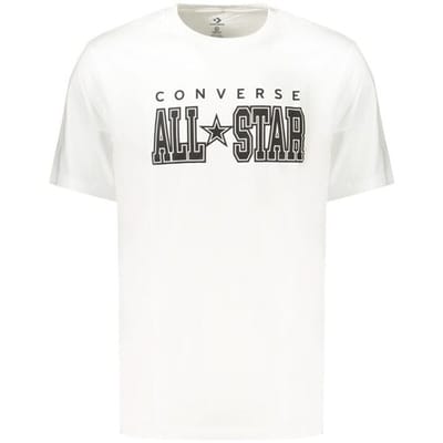 Converse Witte Katoenen Mannen T-Shirt