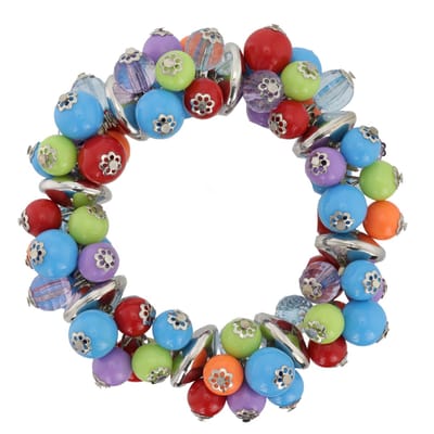 Behave - Armband - elastisch Kralen Armbane - Zomerse multi kleur