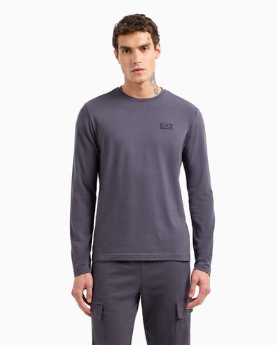Ea7 Emporio Armani 8npt28_pjvqz T-shirt Met Lange Mouwen Grijs S Man