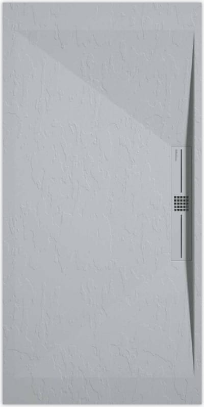 Sanifun douchebak Stone Side Gray 7035 Slate 1400 x 800 P